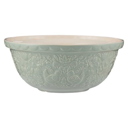 Mason Cash Home To Roost Mixing Bowl 29cm - Green Hen